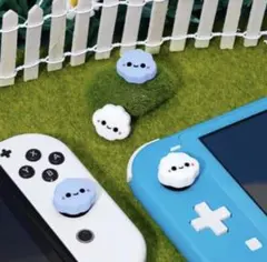 Switch Joy-Con スティックカバー 雲 4個セット