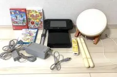 【完全動作品】Wii U 本体セット 太鼓の達人 タタコン マリオソフト付き