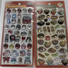 正規品 東京観光 日本食 和柄 BONBON DROP シール 2枚セット