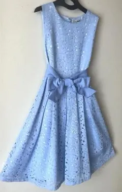 美品pom ponetteフォーマル花柄レースワンピース/160㎝ 発表会 卒服のサムネイル