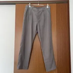 グレー カジュアルパンツ ウエストゴム付き