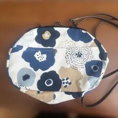 花柄ショルダーがま口バッグ ポシェット