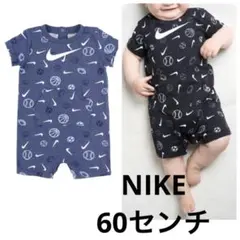 Nike スポーツボール柄ロンパース 2枚セット 3M 60センチのサムネイル