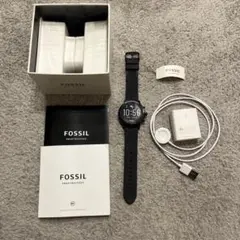 FOSSIL スマートウォッチ　本体 ブラック