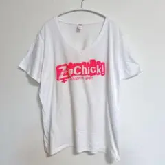 アンビル Ｔシャツ Ｖネック 半袖 ロゴプリント ビッグサイズ 白 綿 旅行のサムネイル