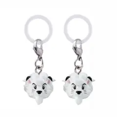 プロ野球マスコットめじるしアクセサリー 西武ライオンズ レオ 2個セット ガチャ