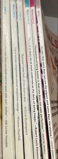 REAL SIMPLE 雑誌 6冊