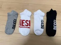 本物DIESEL メンズソックス 4足セット アンクル丈 25～28cmのサムネイル