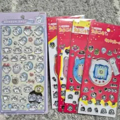 ボンボンドロップシール　ちいかわ　たまごっち　キラキラシール2　計5枚セット