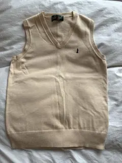 ★お値下げ★ EAST BOY ベージュ Vネック スクールベスト 11号
