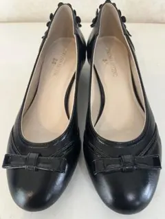 GALLERY VISCONTI パンプス ブラック リボンのサムネイル