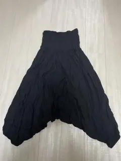 サルエルパンツ FREE SIZE (BLACK)