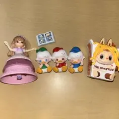 リカちゃん、ディズニー、ラブブ フィギュア 4体セット