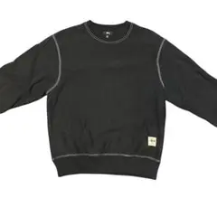 Stussy ブラック トレーナー Mサイズ