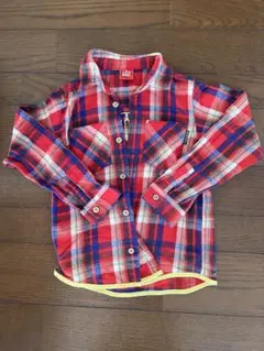 BABYDOLL チェック柄長袖シャツ