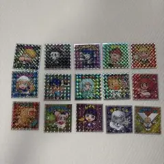 金色のガッシュベル　アニメキャラクター ホログラムシール 15枚セット