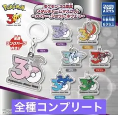 ど*き様 ポケモン30周年一番くじ メタルチャームコンプセット おまけ付き コンプリート】ポケモン 30周年 メタルチャーム マスコット - メルカリ