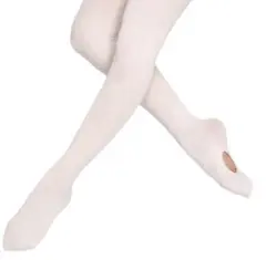 大人気バレエタイツ コンバーチブル（穴あき、マチあり)【DANCEYOU】ピンク