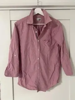 七分丈シャツ 100%cotton