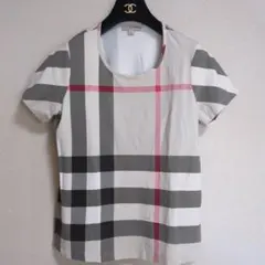 BURBERRY メガチェック、ノバチェック柄 半袖Tシャツ XL