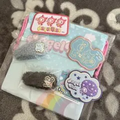 エンジェルブルー　一番くじ　6点セット　ヘアクリップ　刺繍バッジ　巾着
