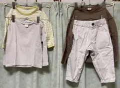 ロングTシャツ3枚＆パンツ1枚 セット