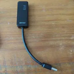 BUFFALO 有線LANアダプター LUA4-U3-AGTE-BK ブラック