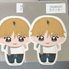 TAGRIGHT GIGO ダイカットステッカー若松世真 2枚セット
