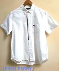 【FRED PERRY】 フレッドペリー 半袖 トリコロール テープデザイン