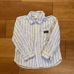 après les cours ストライプ長袖シャツ
