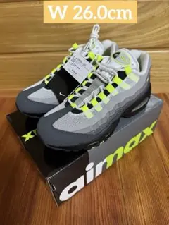 ナイキ ウィメンズ エア マックス 95 イエローグラデ 26.0cm