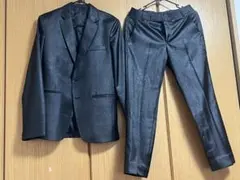 Party Suit でも使います. ブラックフォーマルスーツ（光沢あり）