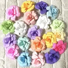 折り紙 両面 薔薇 立体 ミックスA 飾り 20個 ハンドメイド