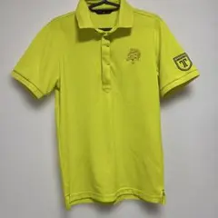 【美品】TIGORA ポロシャツ ライムグリーン Mサイズ　ゴルフ　スポーツのサムネイル