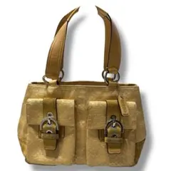 COACH Soho W Pocket Tote Bag Handbag