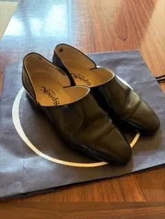 Haruta Spock ブラック ローファー