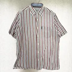 美品✦SIMPLE LIFE ボタンダウンシャツ M アイボリーストライプのサムネイル