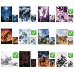 一番くじ モンスターハンター 20th F賞 クリアファイル＆ステッカー