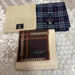 Burberrys ハンカチ 3枚セット