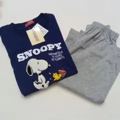 SNOOPY パジャマセット 160cm　男の子　女の子　部屋着　ルームウェアのサムネイル