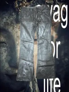 jaded london wax flare W30フレアパンツコーティング - メルカリ