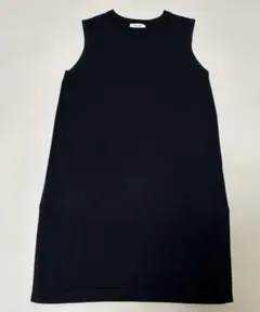 PLST プラステ チュニックニットセットアップ　トップスのみ　黒のサムネイル