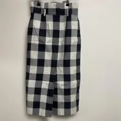 SK☆ジャーナルスタンダードレサージュチェック柄タイトスカート38日本製