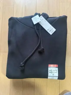 GU ジーユー ヘビーウェイトスウェットパーカー 3XL ブラック