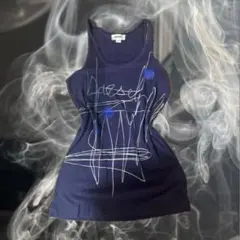 DIESEL タンクトップ y2k パンク グランジ ダークコア 平成