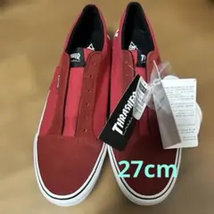 THRASHER レッド スリッポンスニーカー　27cmのサムネイル