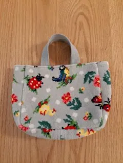 フェイラー　ハイジ柄 トートバッグ グレー