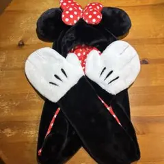 ディズニー　ミニーマウス　ファンキャップ　マフラーキャップ