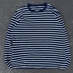 00s old uniqlo ボーダー ロンＴ y2k シティーボーイ 人気色