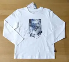 PUMA　長袖Tシャツ　ロングTシャツ　130cm　白　ロンT